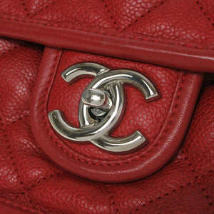 French Riviera Flap Caviar Red SHW