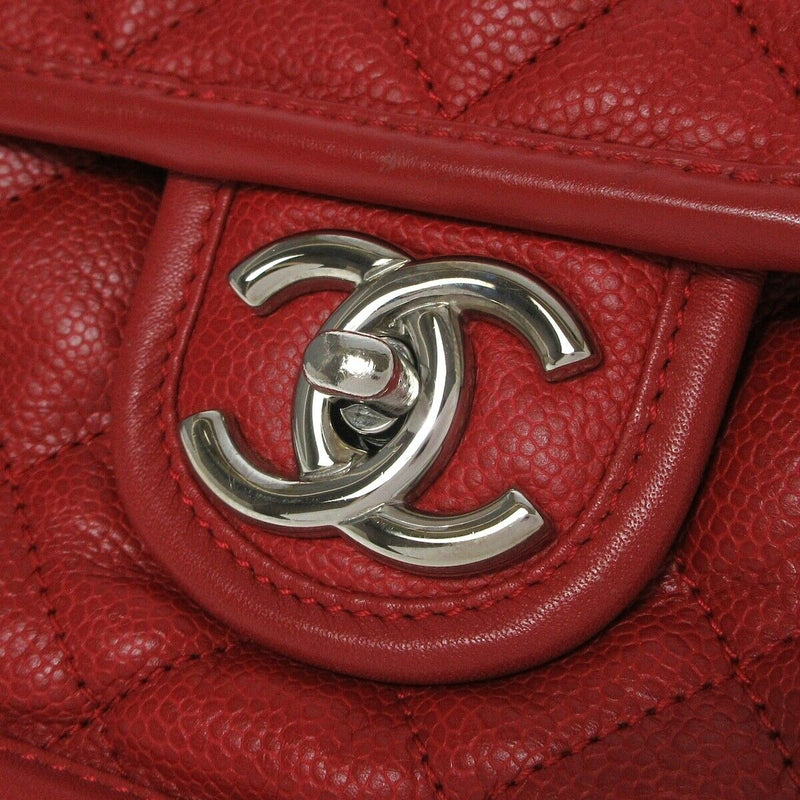 French Riviera Flap Caviar Red SHW