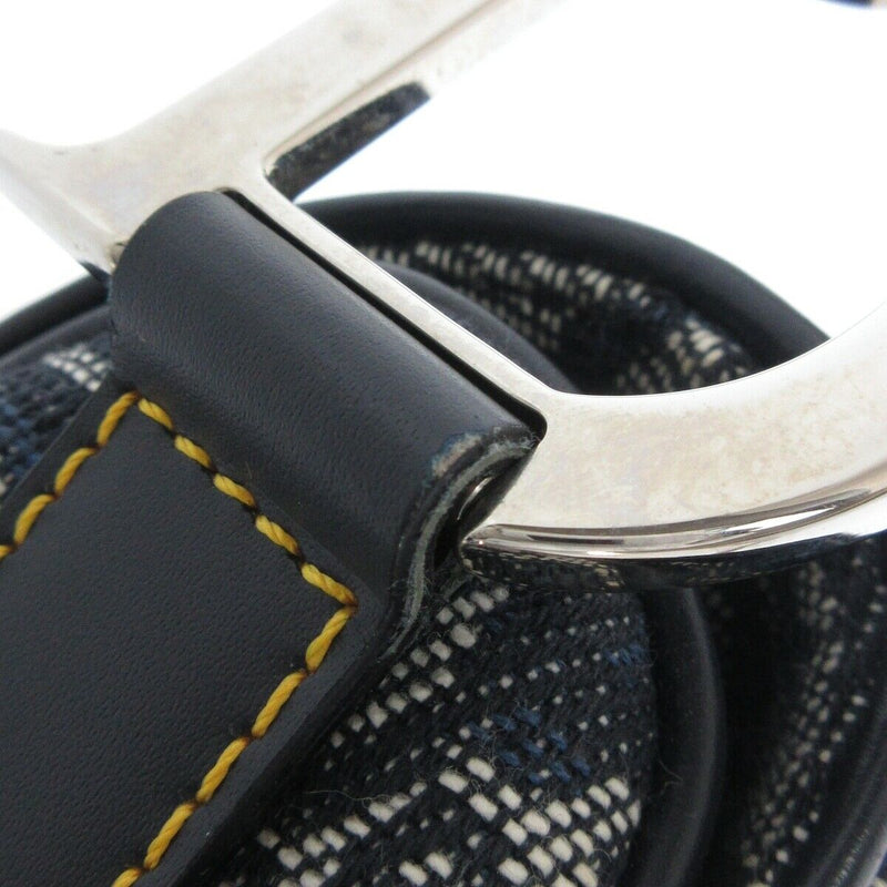 Jacquard Saddle Bag Blue