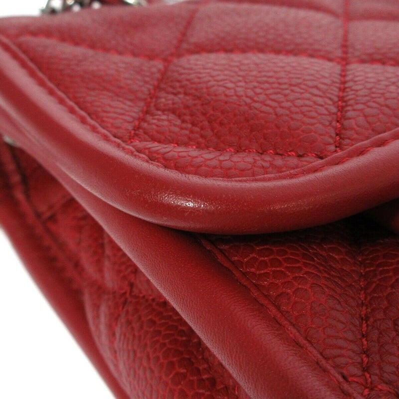 French Riviera Flap Caviar Red SHW