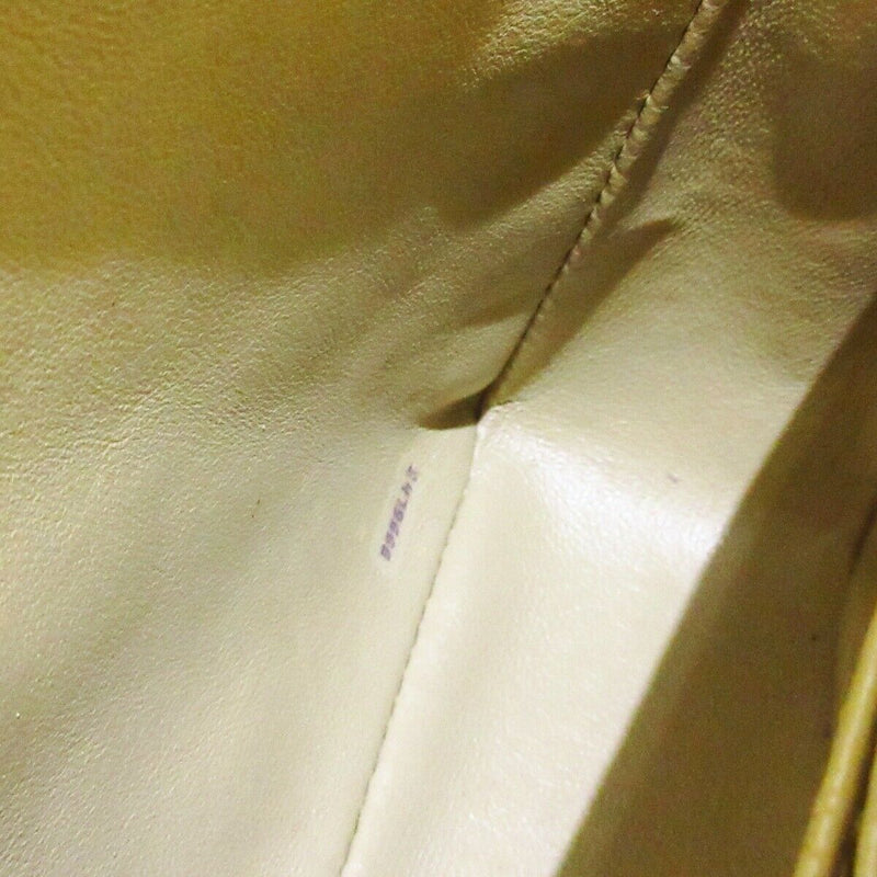 Vintage Lambskin Mini Square Flap Beige GHW