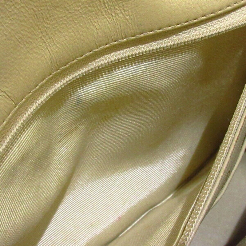 Vintage Lambskin Mini Square Flap Beige GHW