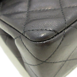 Vintage Double Flap Lambskin Black GHW