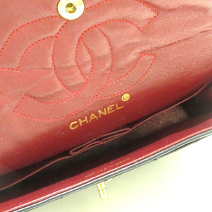 Vintage Double Flap Lambskin Black GHW