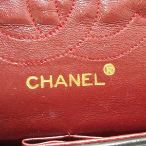Vintage Double Flap Lambskin Black GHW