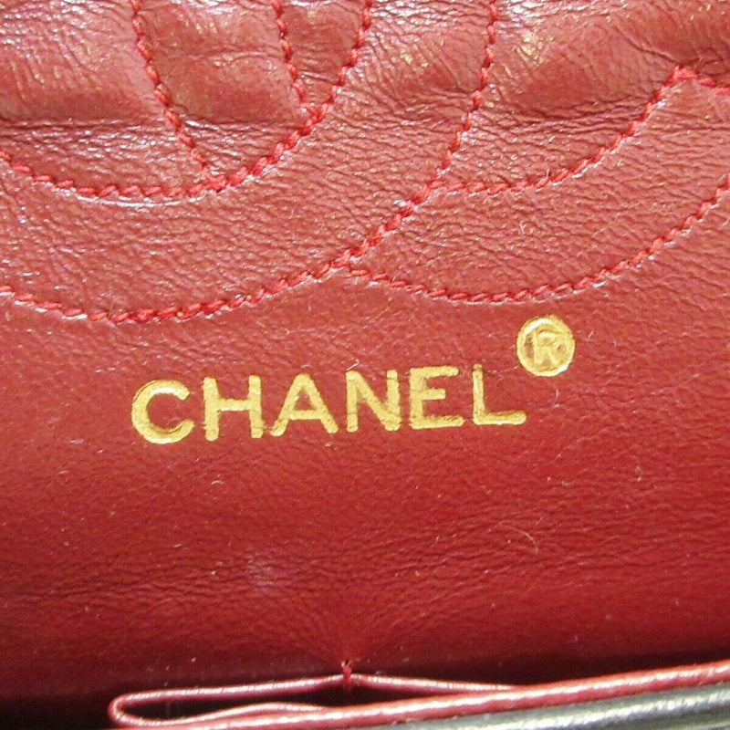 Vintage Double Flap Lambskin Black GHW
