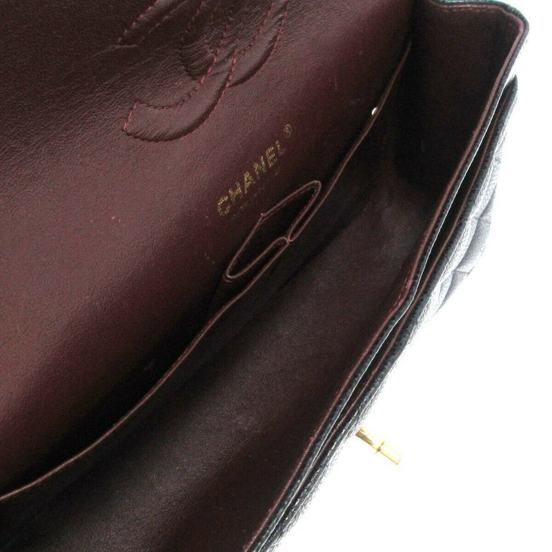 Classic Double Flap Caviar Medium Black GHW