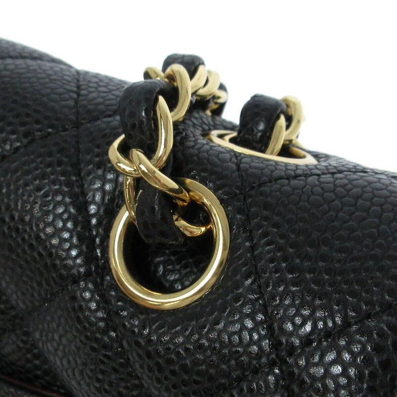 Classic Double Flap Caviar Medium Black GHW