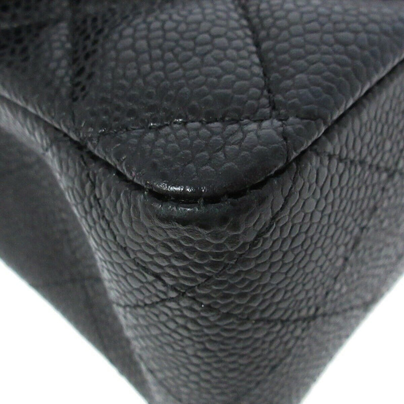 Classic Double Flap Caviar Medium Black GHW