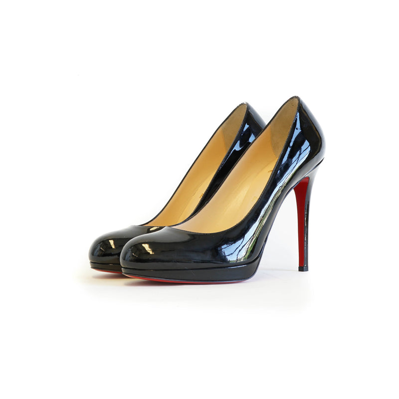 Black Patent Simple Pump