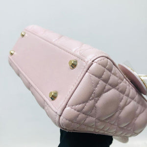 Mini Lady Dior Bag Pearl Pink