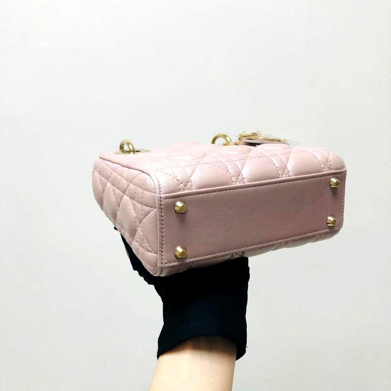 Mini Lady Dior Bag Pearl Pink