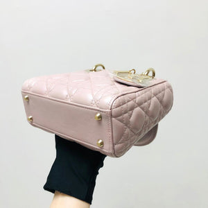 Mini Lady Dior Bag Pearl Pink